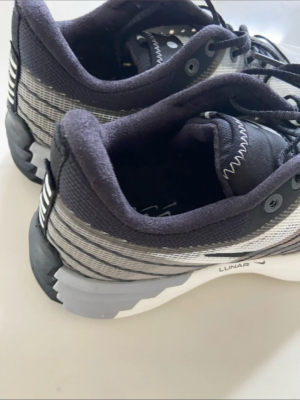 Nike Men’s Black, White and Gray Athletic Running Shoes - Picture 16 of 16